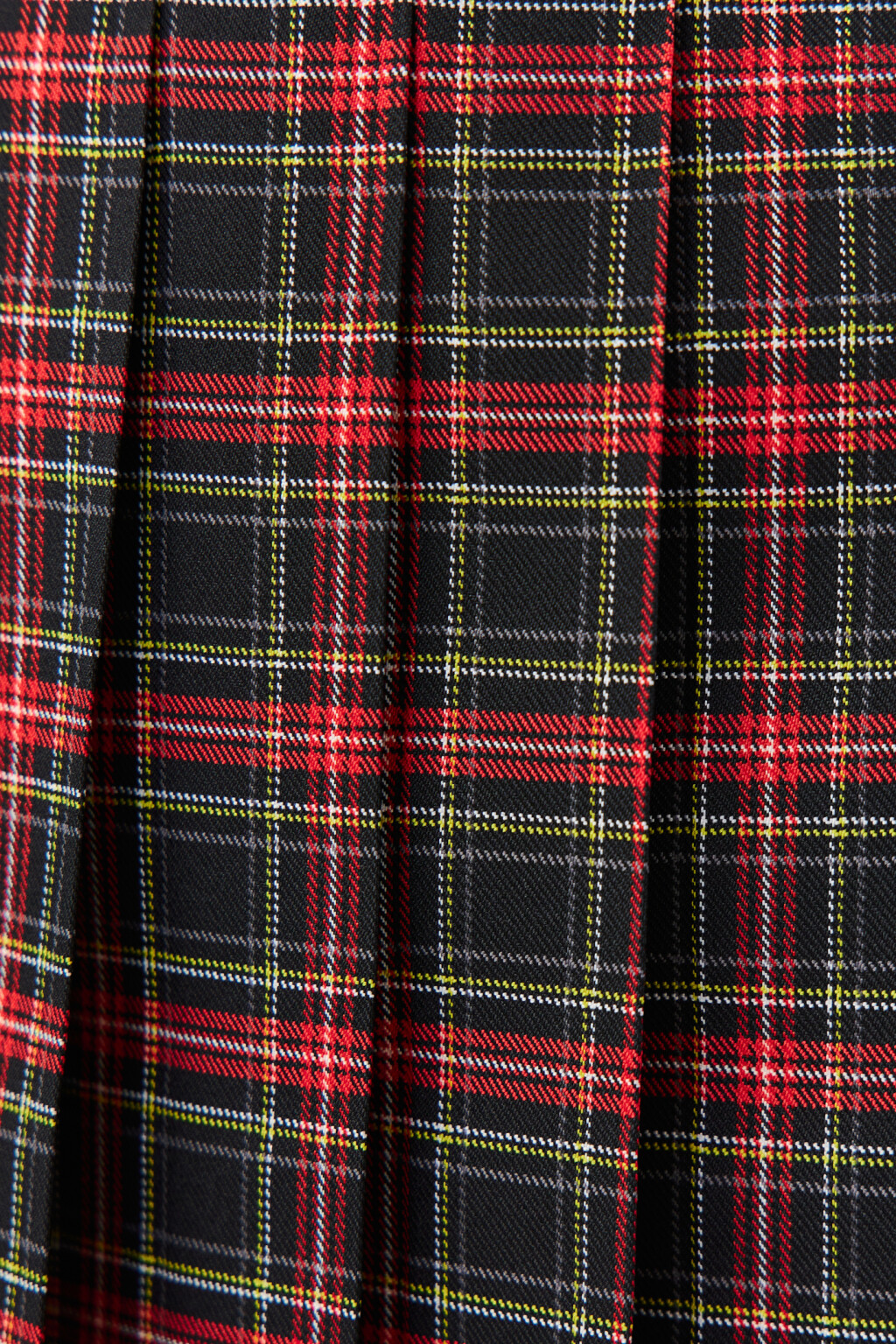 Юбка мини плиссированная в клетку - цвет красный - 5