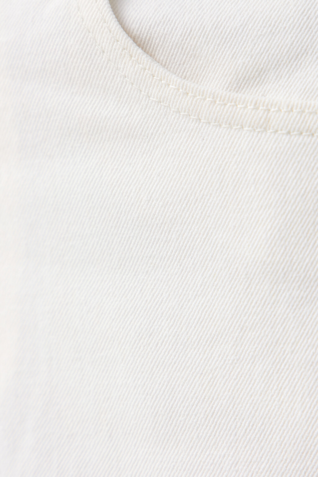 Джинсы mom белые с высокой посадкой - цвет белый - 1