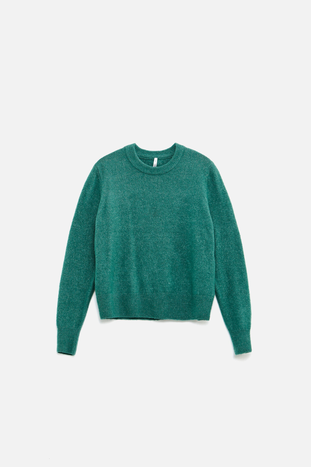 Свитер oversize тонкой вязки - цвет зеленый - 8