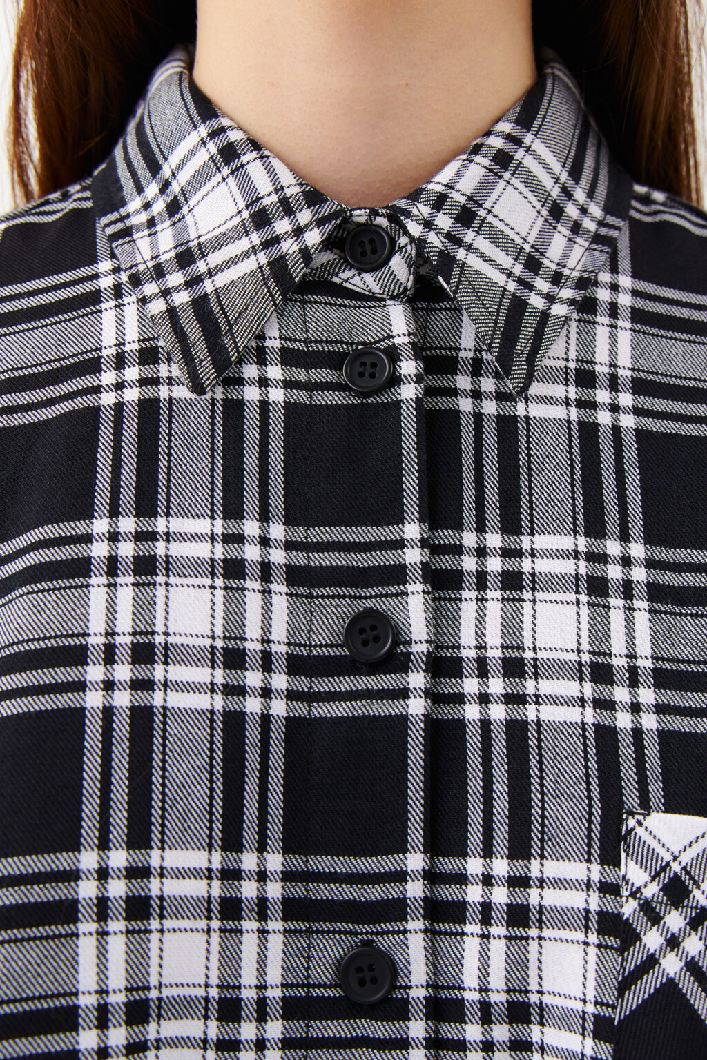 Платье-рубашка oversize с нагрудным карманом - цвет мультиколор - 6