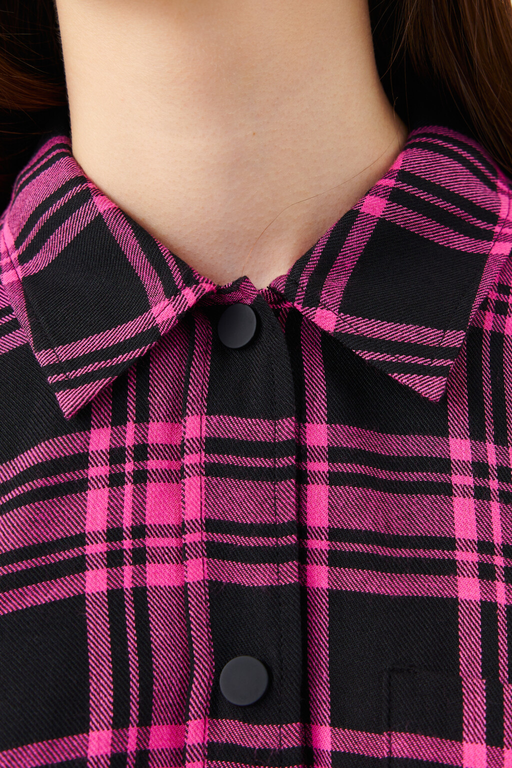 Рубашка укороченная с нашивками - цвет розовый - 6