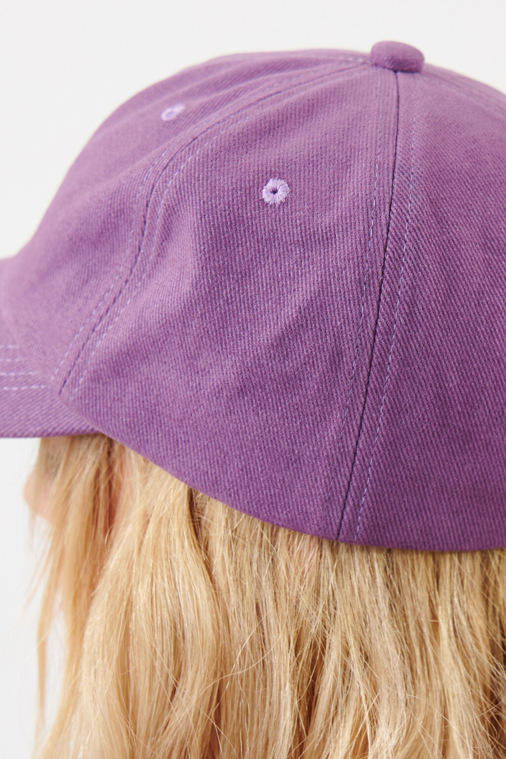 Бейсболка хлопковая однотонная - цвет голубой - 3