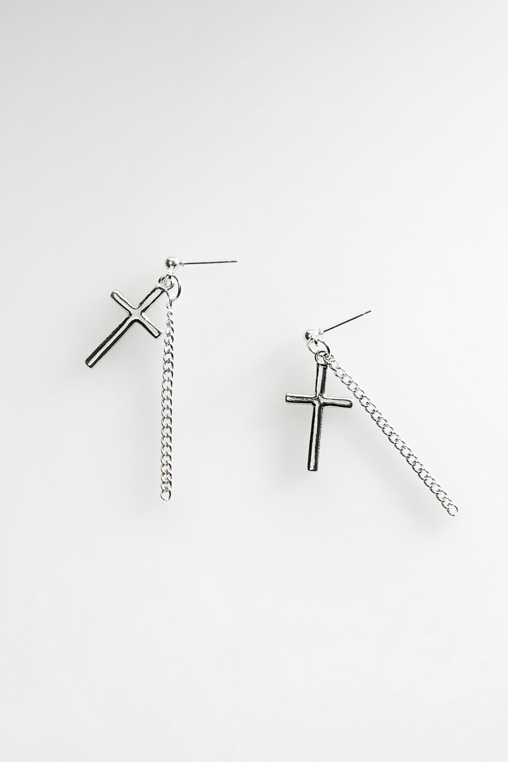 серьги женские - цвет серый - 2