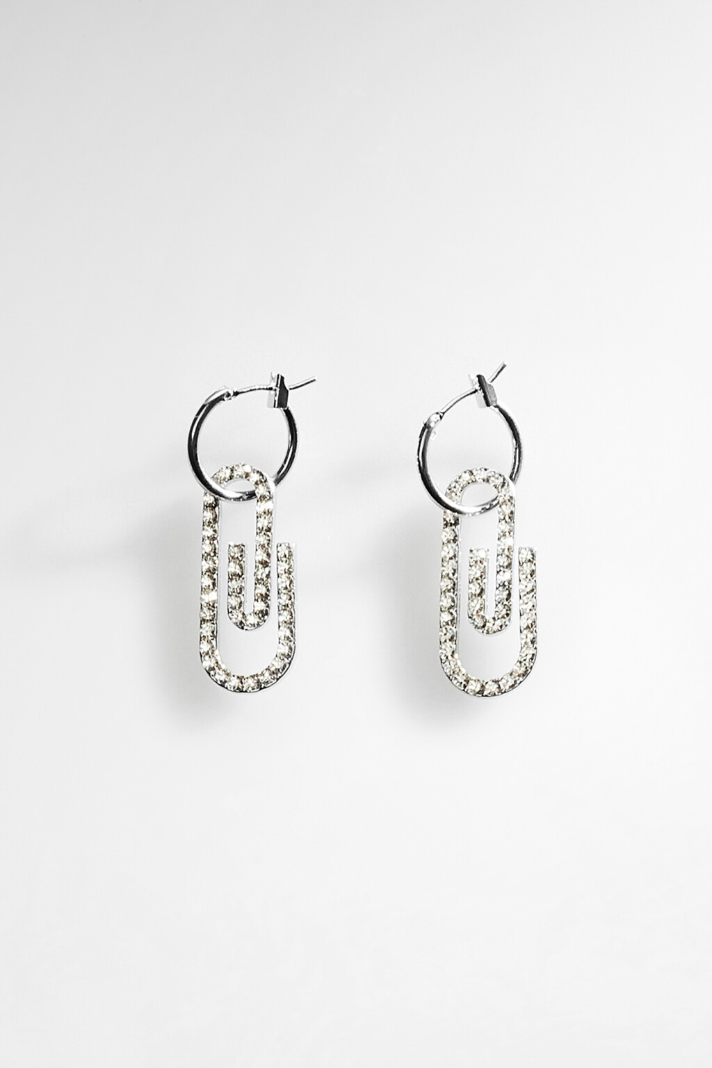 серьги женские - цвет серый - 1