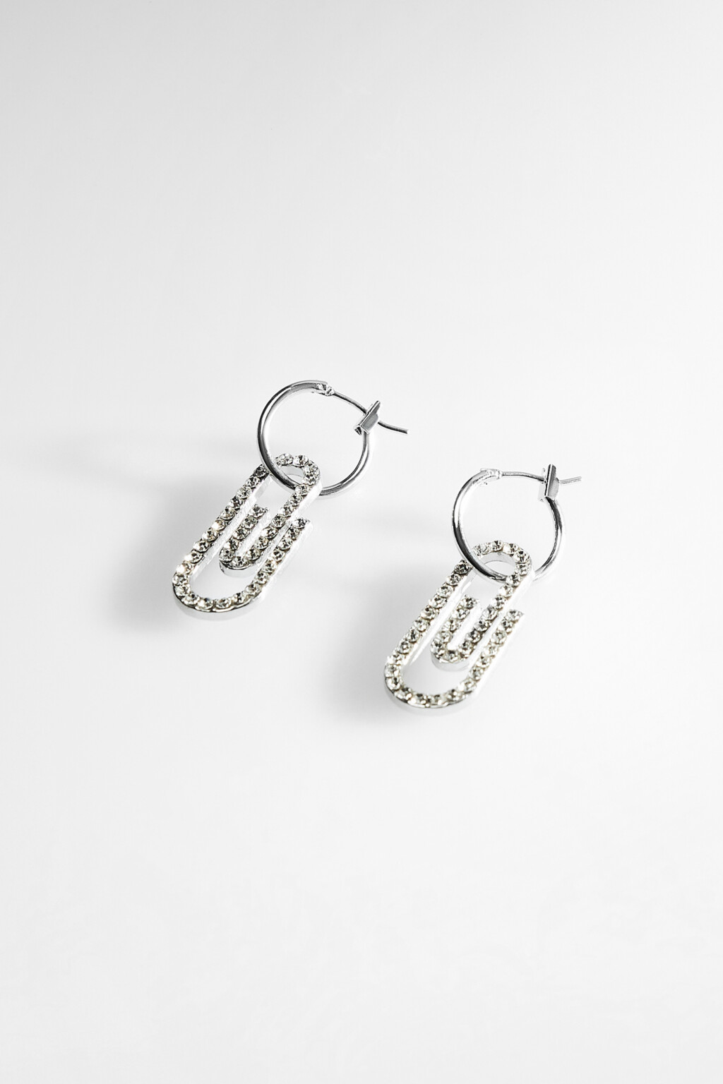 серьги женские - цвет серый - 2