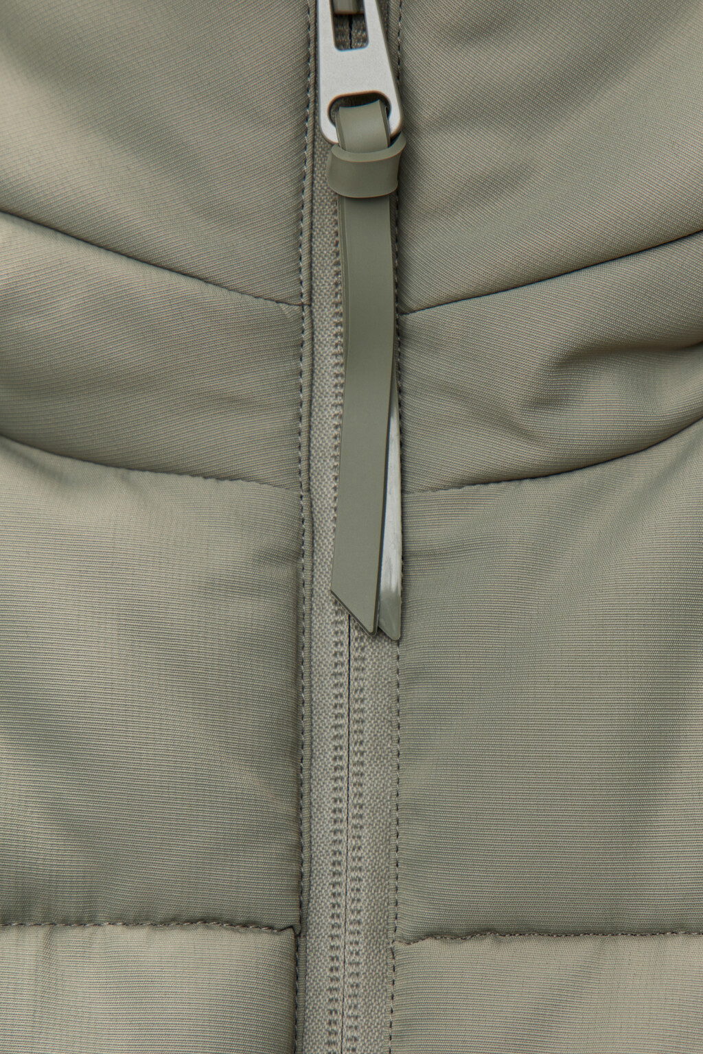 Пальто зимнее стеганое с капюшоном - цвет мятный - 5