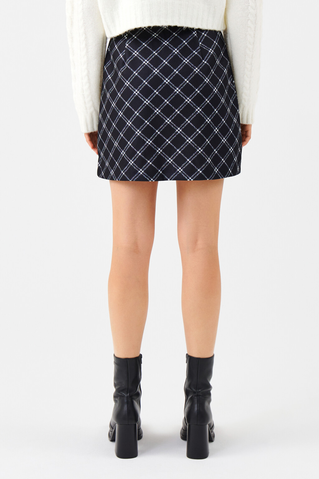 Юбка-карандаш мини с принтом - цвет мультиколор - 3