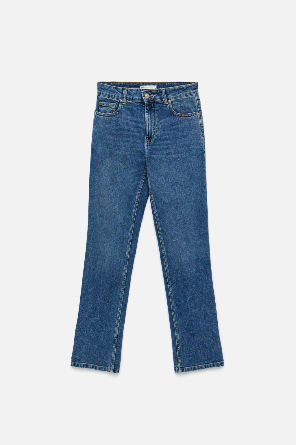 Джинсы прямые со средней посадкой - цвет голубой - 7