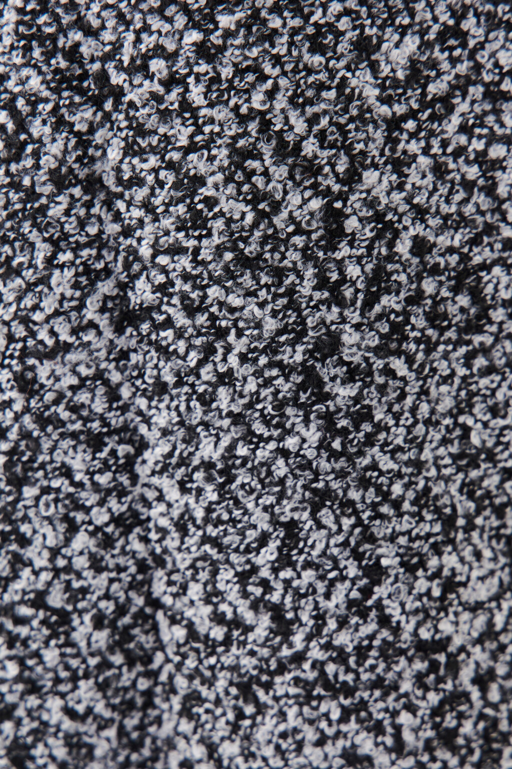 Юбка-трапеция мини из ткани букле - цвет черный - 5