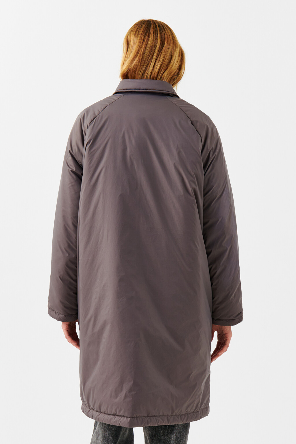 Куртка-рубашка удлиненная ультралегкая - цвет серый - 3