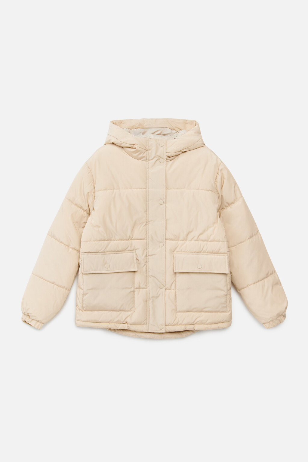 Куртка стеганая oversize - цвет бежевый - 9