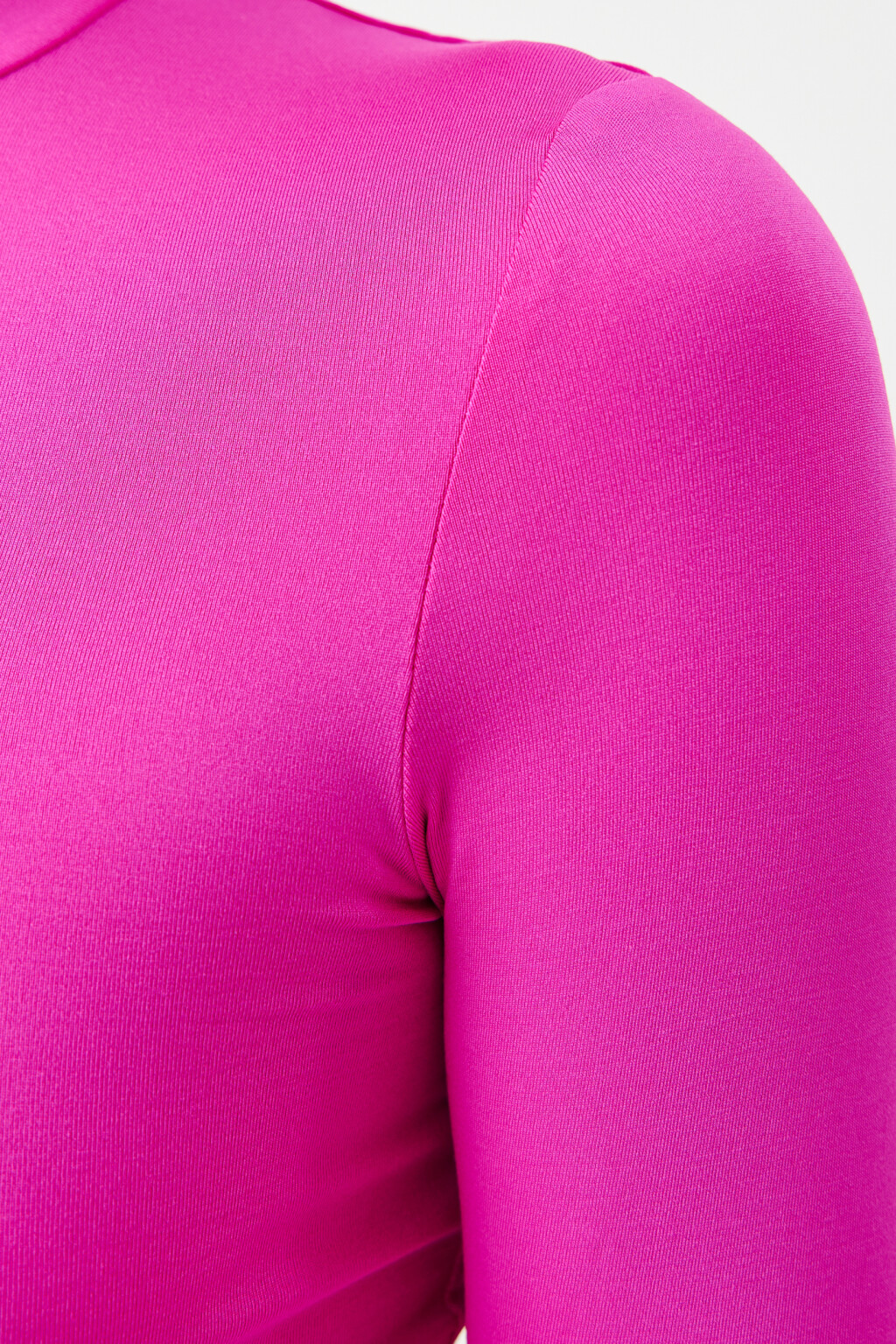Лонгслив укороченный со шнуровкой на спине - цвет розовый - 5
