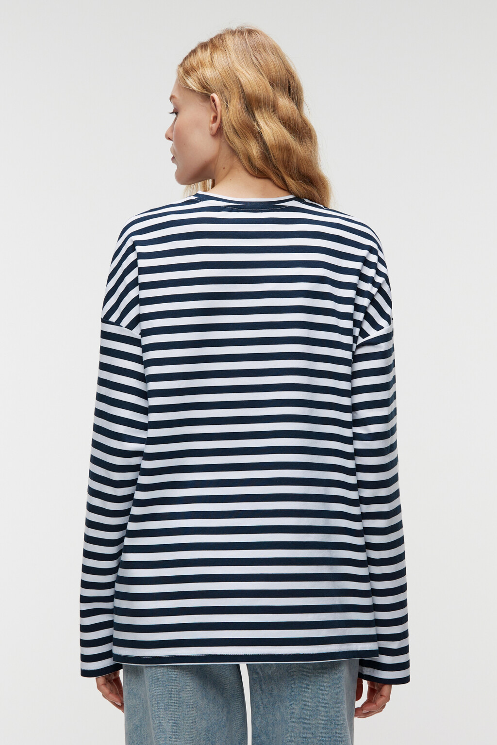 Лонгслив хлопковый с принтом Союзмультфильм - цвет синий - 3