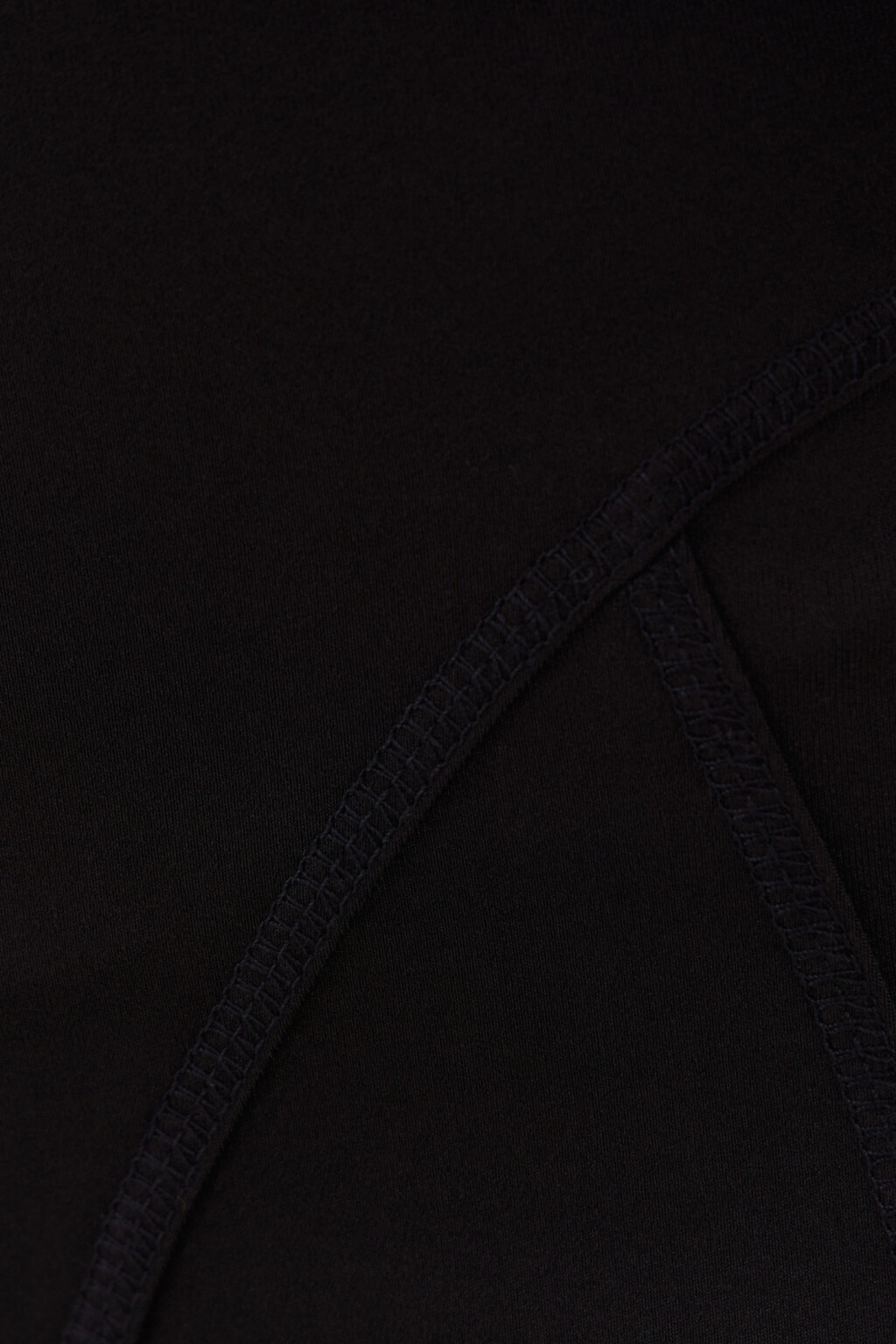 Брюки клеш спортивные с разрезами снизу - цвет черный - 5