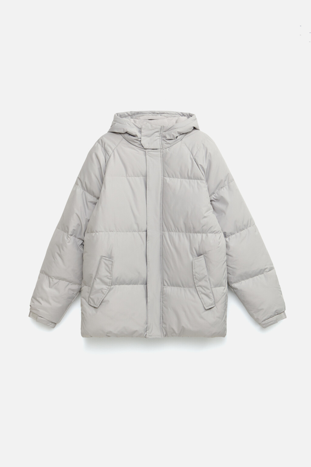 Пуховик стеганый с капюшоном - цвет оранжевый - 8