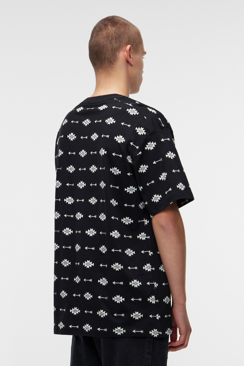 Футболка хлопковая прямого кроя - цвет мультиколор - 3