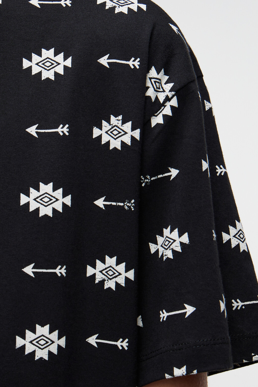 Футболка хлопковая прямого кроя - цвет мультиколор - 5