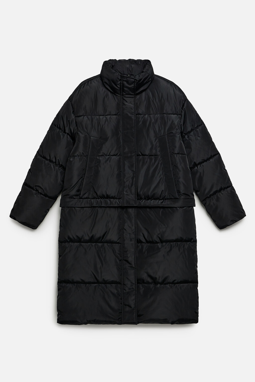 Куртка-трансформер стеганая утепленная - цвет черный - 10