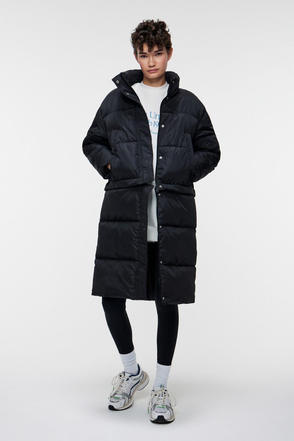 Куртка-трансформер стеганая утепленная - цвет черный - 4