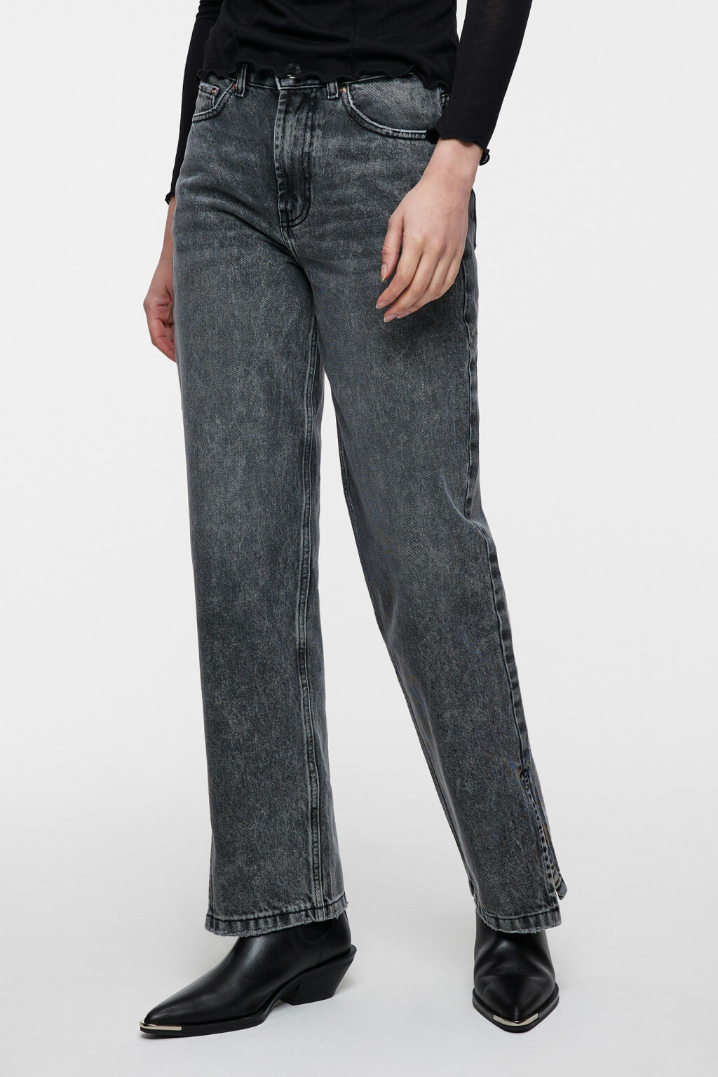 брюки джинсовые женские