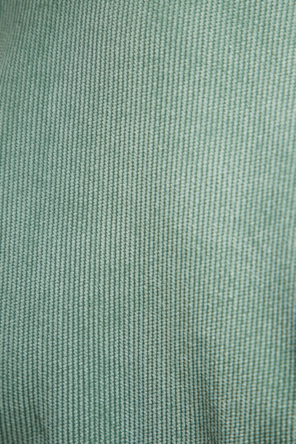 Платье мини вельветовое с рукавами-фонариками - цвет зеленый - 5