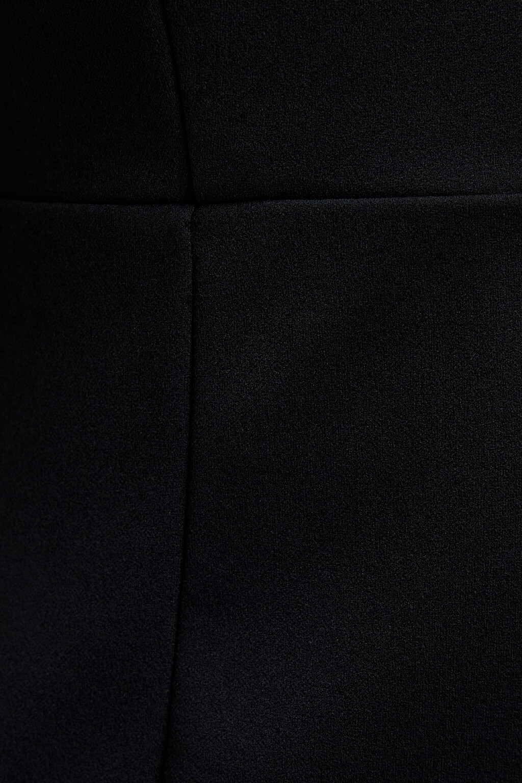 Платье мини приталенное с разрезами на бедре - цвет черный - 5