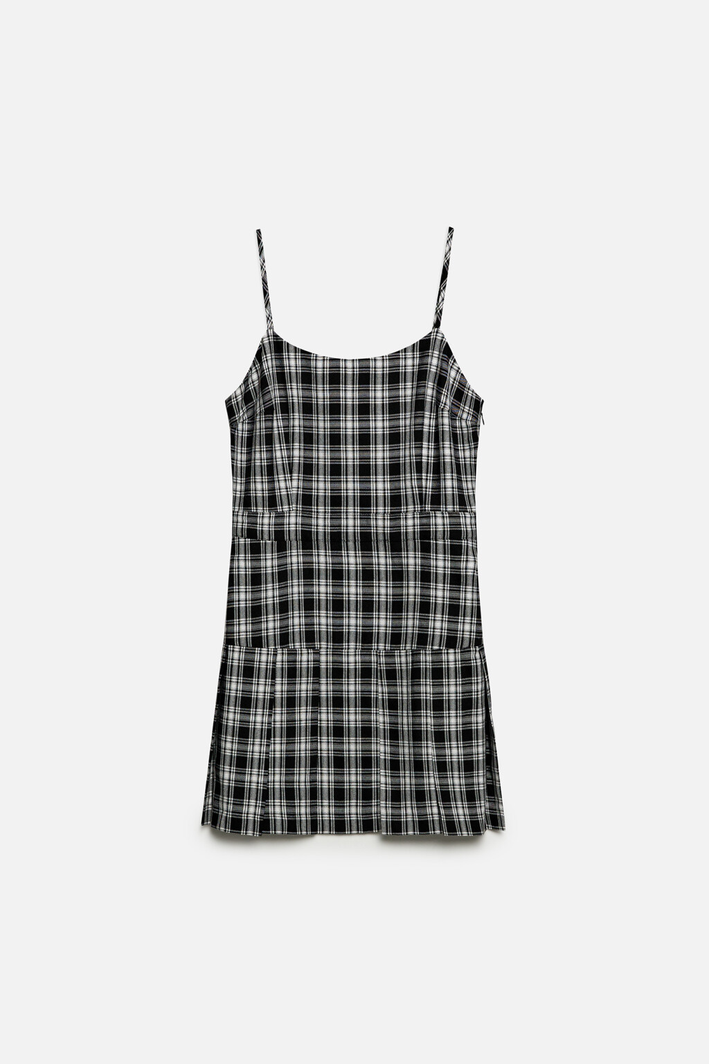 Платье-сарафан мини на тонких бретельках - цвет мультиколор - 8