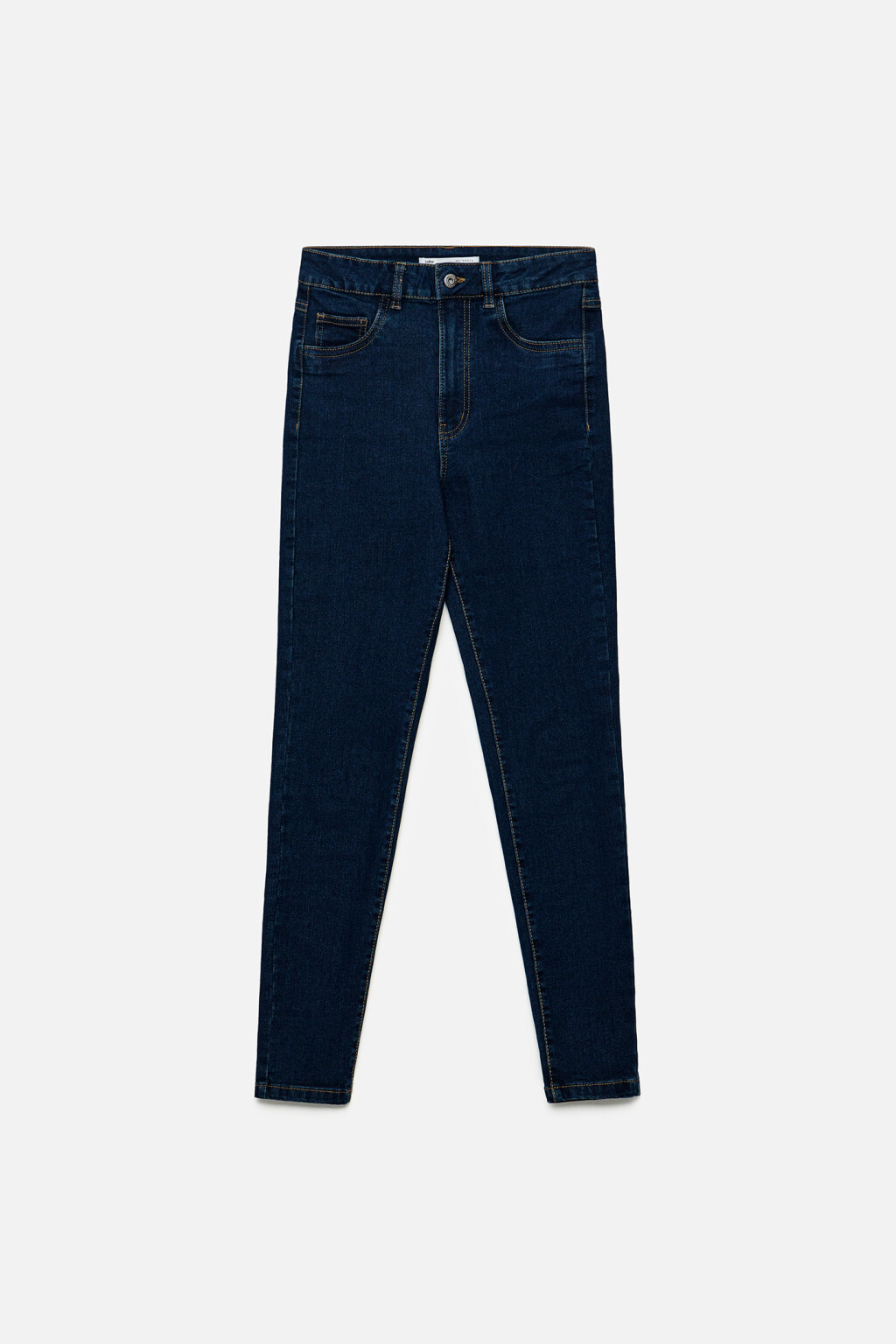 Джинсы skinny облегающие с высокой посадкой - цвет синий - 8