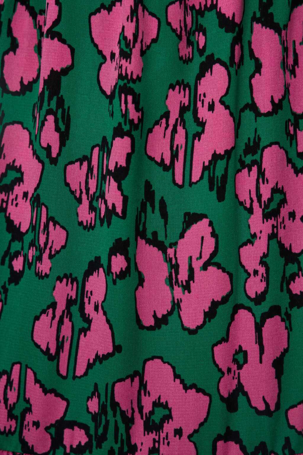 Платье миди приталенное с разрезом на бедре - цвет мультиколор - 5