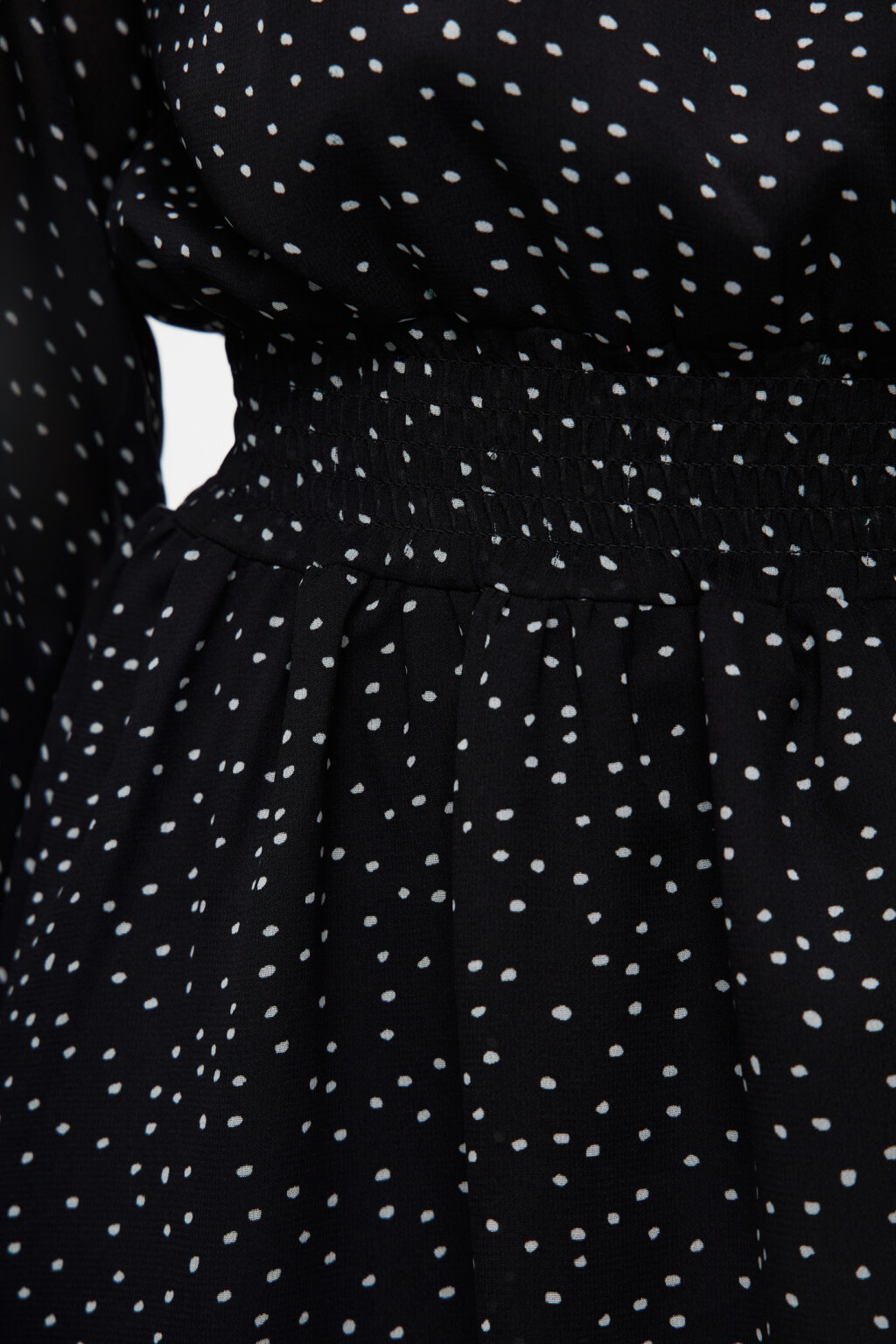 Платье шифоновое с ярусной юбкой и резинкой на талии - цвет мультиколор - 6