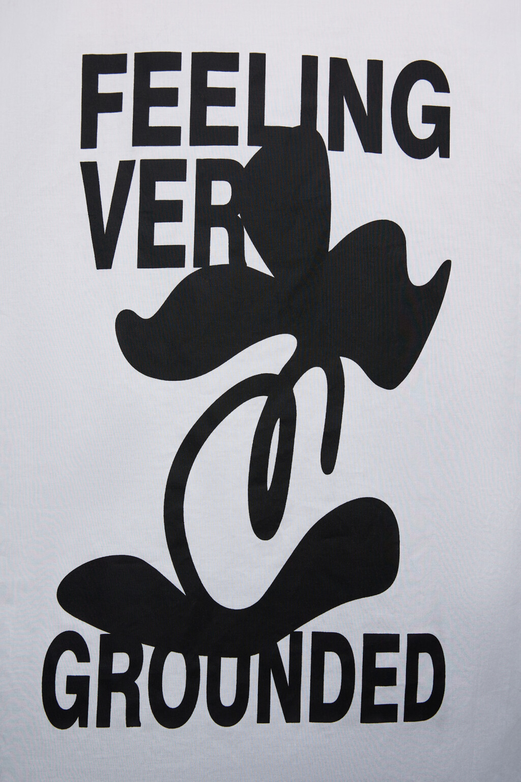 Рубашка oversize хлопковая с принтом - цвет белый - 7