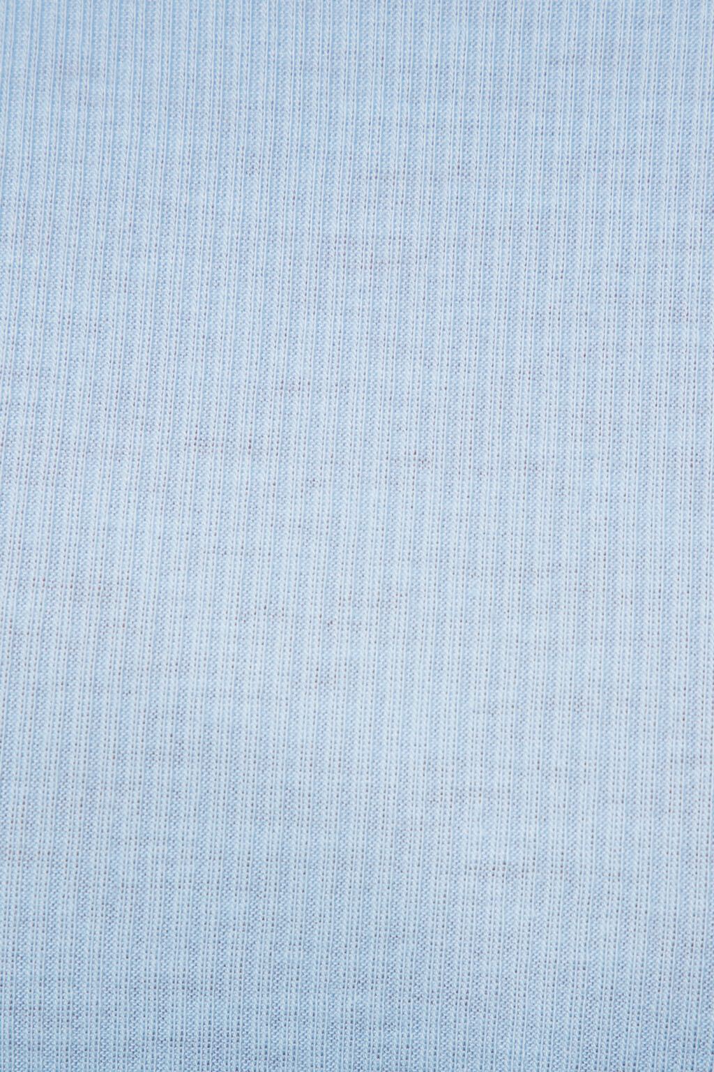 Лонгслив облегающий базовый в рубчик - цвет голубой - 5