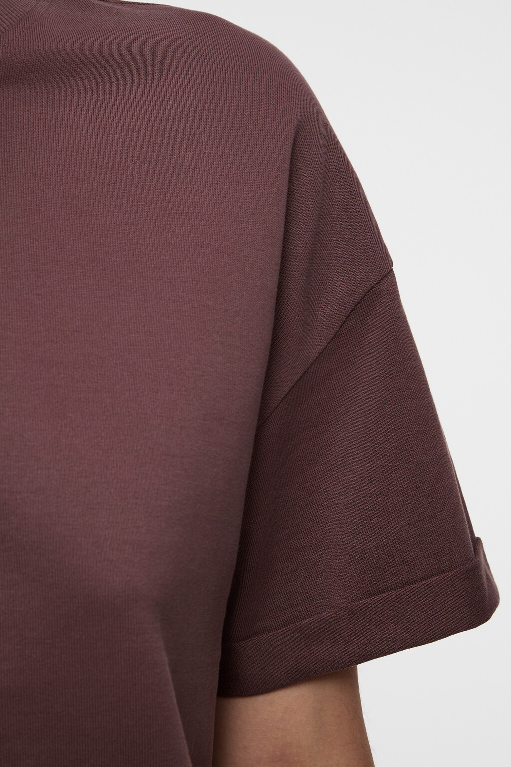 Футболка TLOOSE свободная хлопковая - цвет бежевый - 5