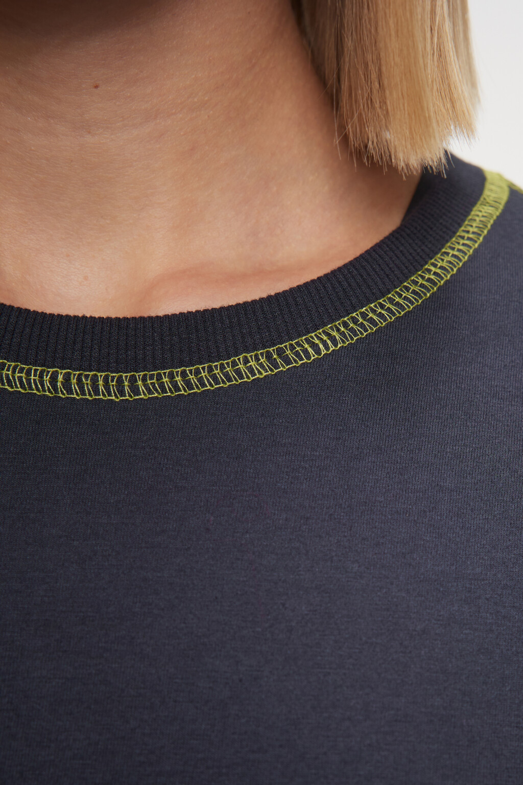 Футболка oversize спортивная с принтом-надписью - цвет серый - 6