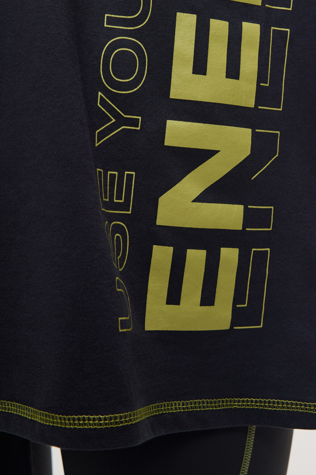 Футболка oversize спортивная с принтом-надписью - цвет серый - 7