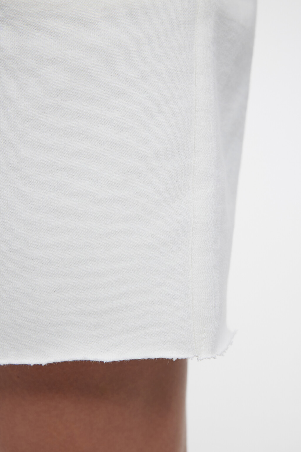 Шорты домашние хлопковые с поясом-резинкой - цвет бежевый - 6