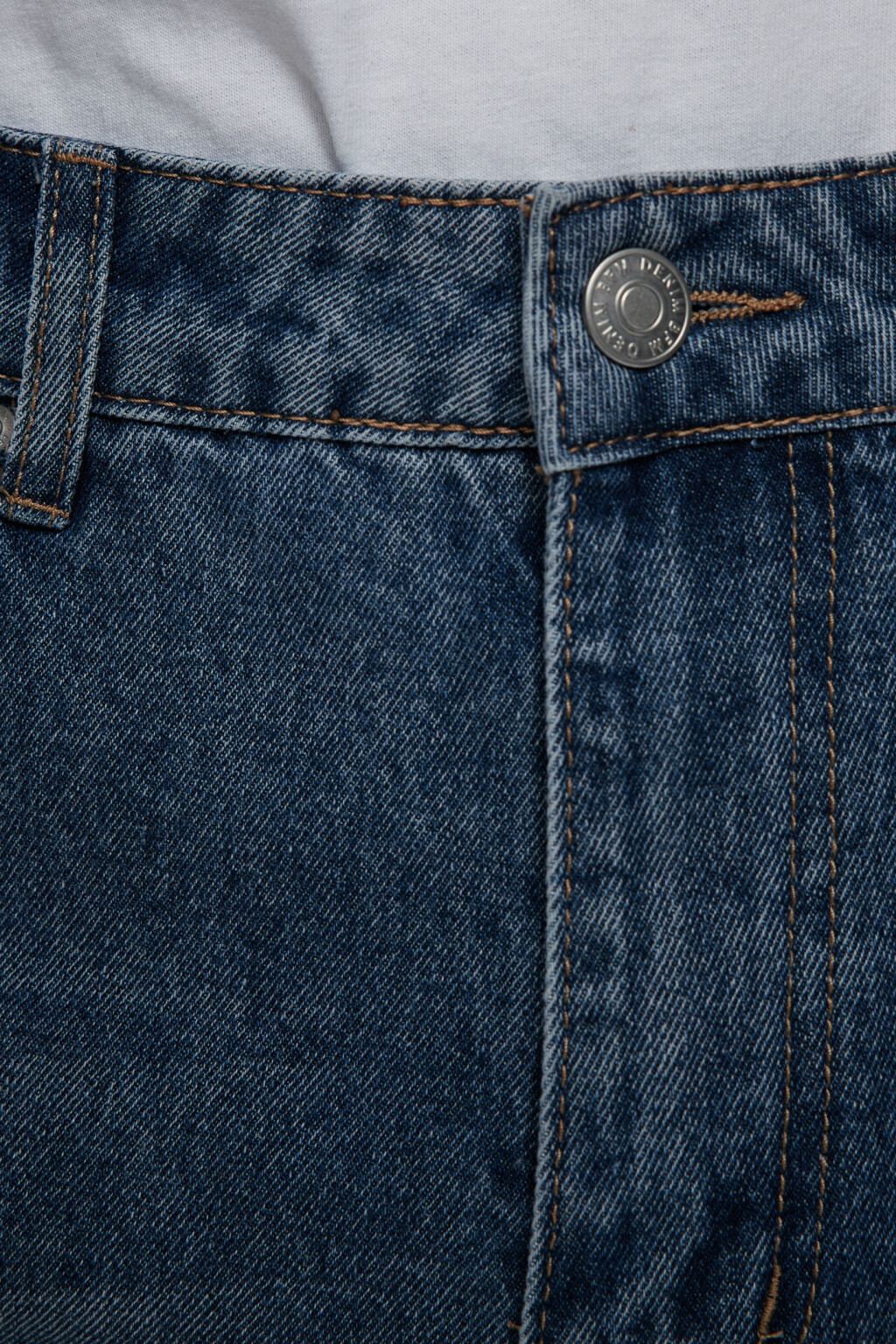 Джинсы slim зауженные со средней посадкой - цвет голубой - 6