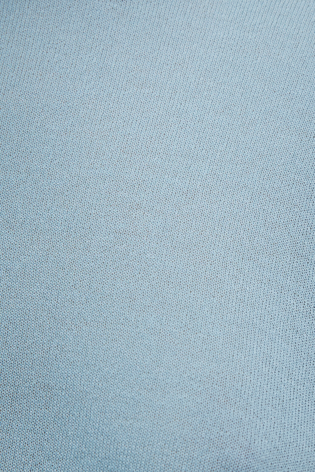 Свитер вискозный тонкой вязки с разрезами по бокам - цвет голубой - 5