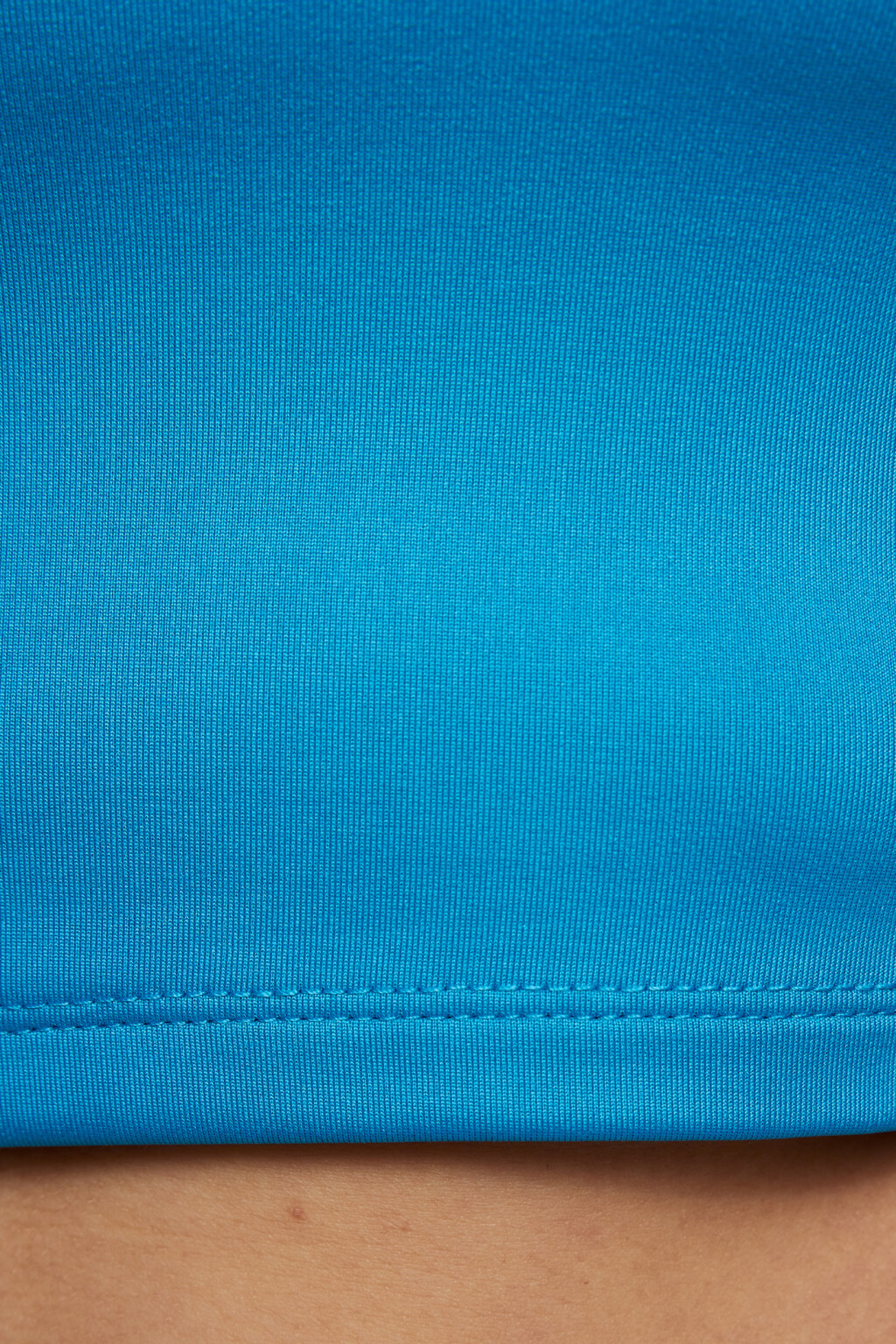 Топ-майка облегающий укороченный на широких бретелях - цвет синий - 7