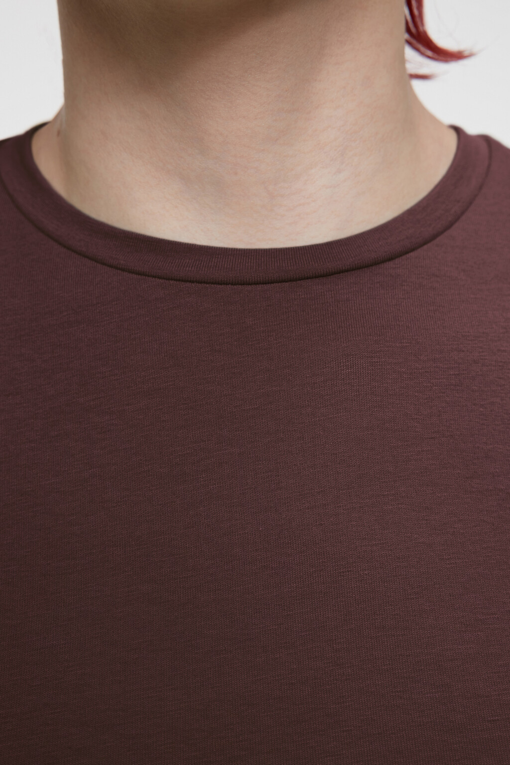 Футболка slim хлопковая облегающая - цвет бежевый - 5