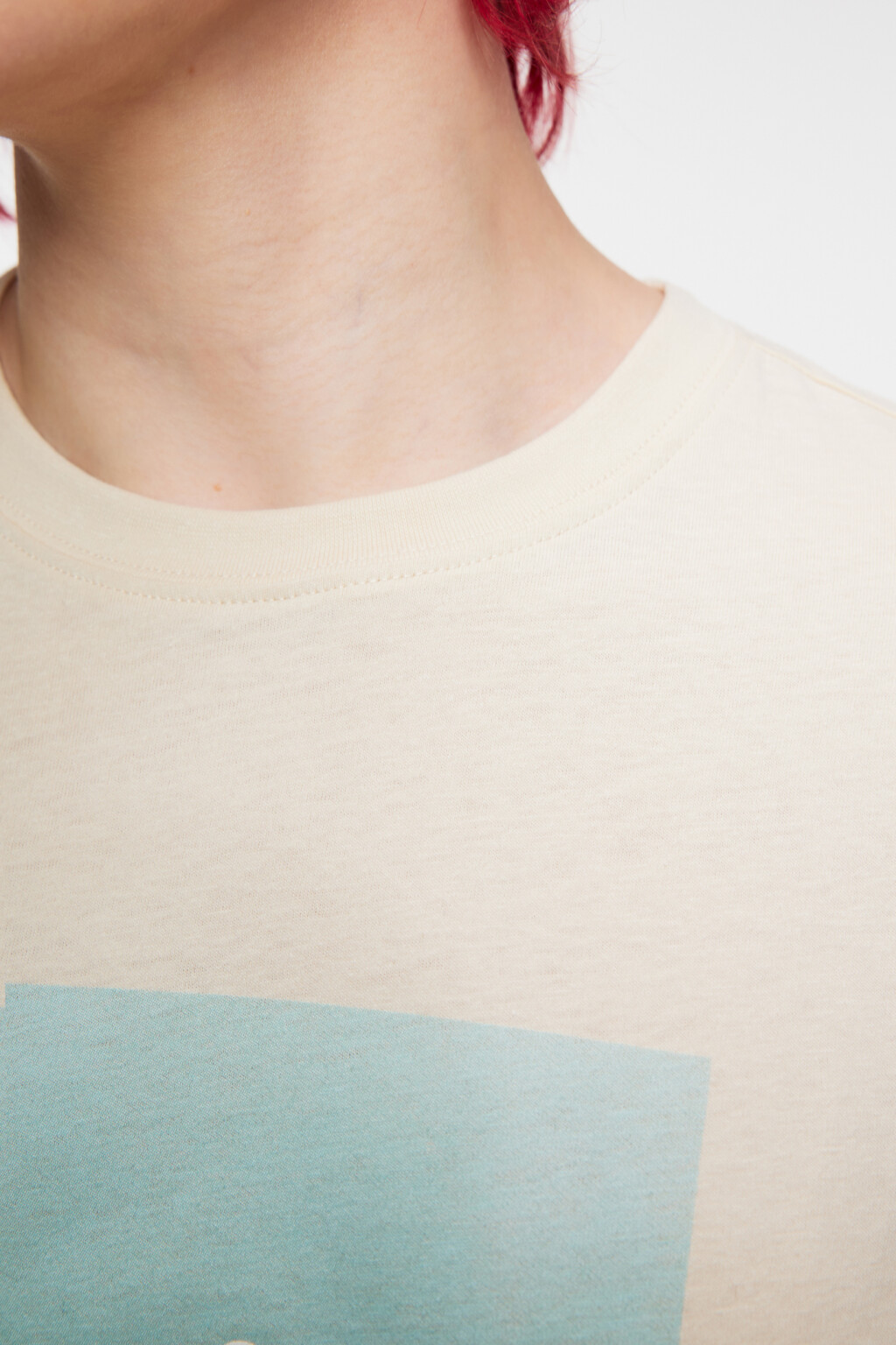 Футболка oversize с принтом природы России - цвет серый - 6