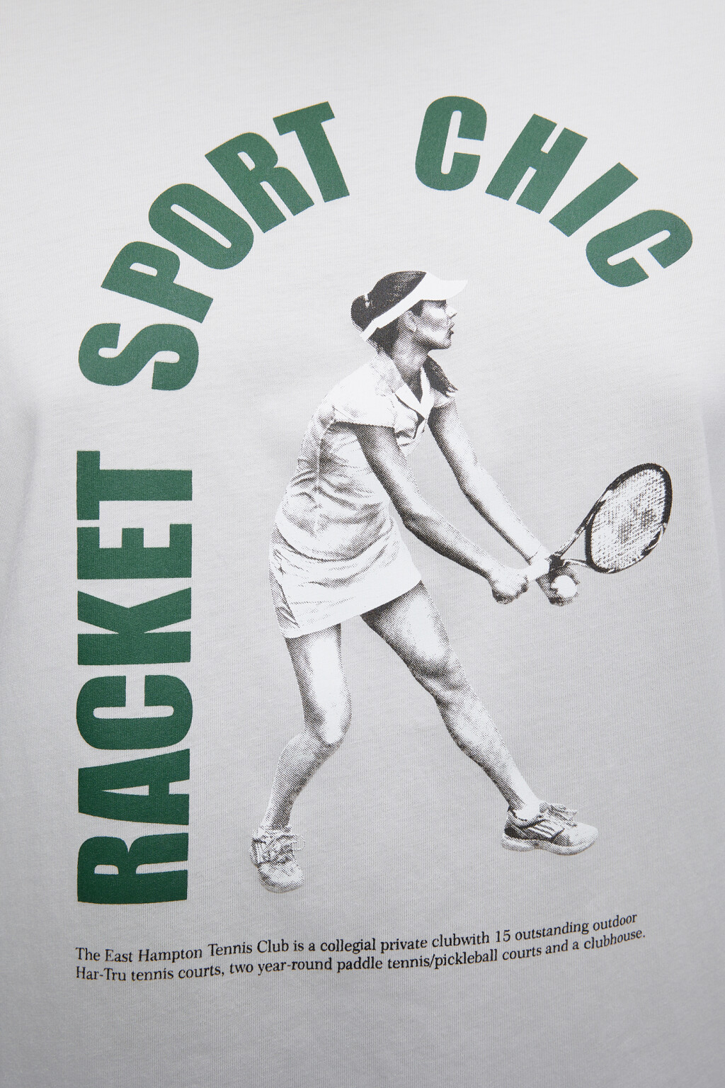 Футболка oversize хлопковая с принтом-надписью - цвет серый - 5