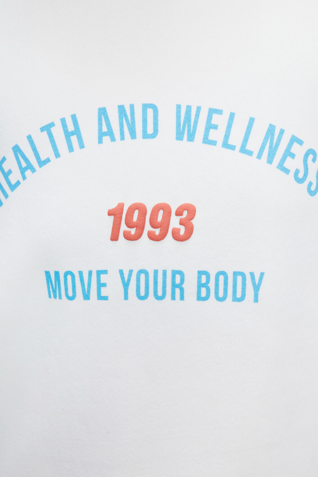 Свитшот oversize хлопковый с принтом-надписью - цвет белый - 6