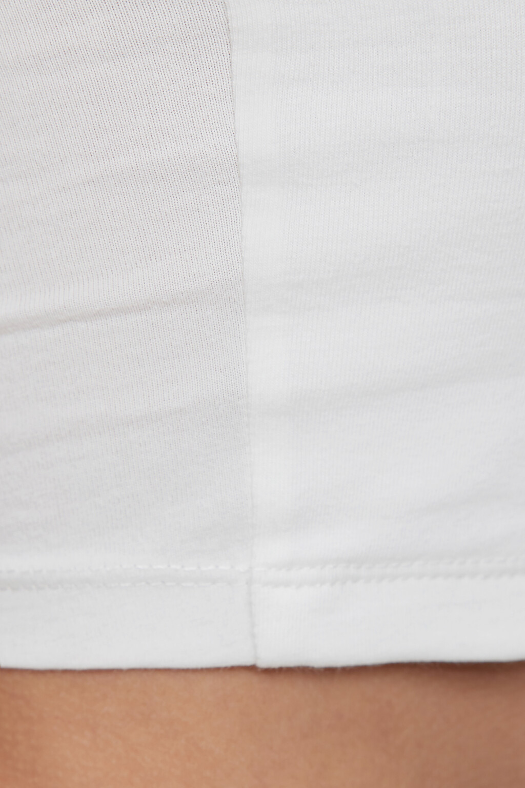 Топ-бандо хлопковый облегающий без бретелек - цвет белый - 6