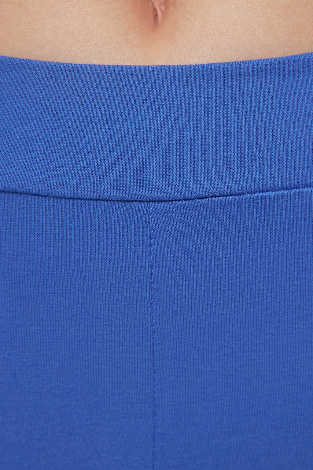 Шорты-велосипедки мини хлопковые облегающие - цвет синий - 5