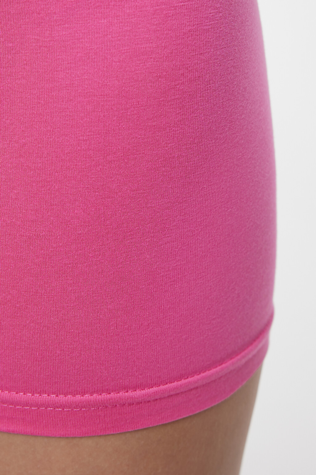 Шорты-велосипедки мини хлопковые облегающие - цвет розовый - 6