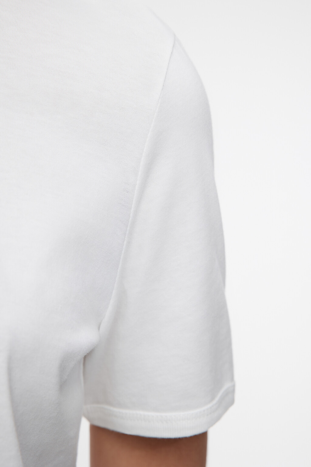 Футболка прямая хлопковая с летним принтом - цвет белый - 6