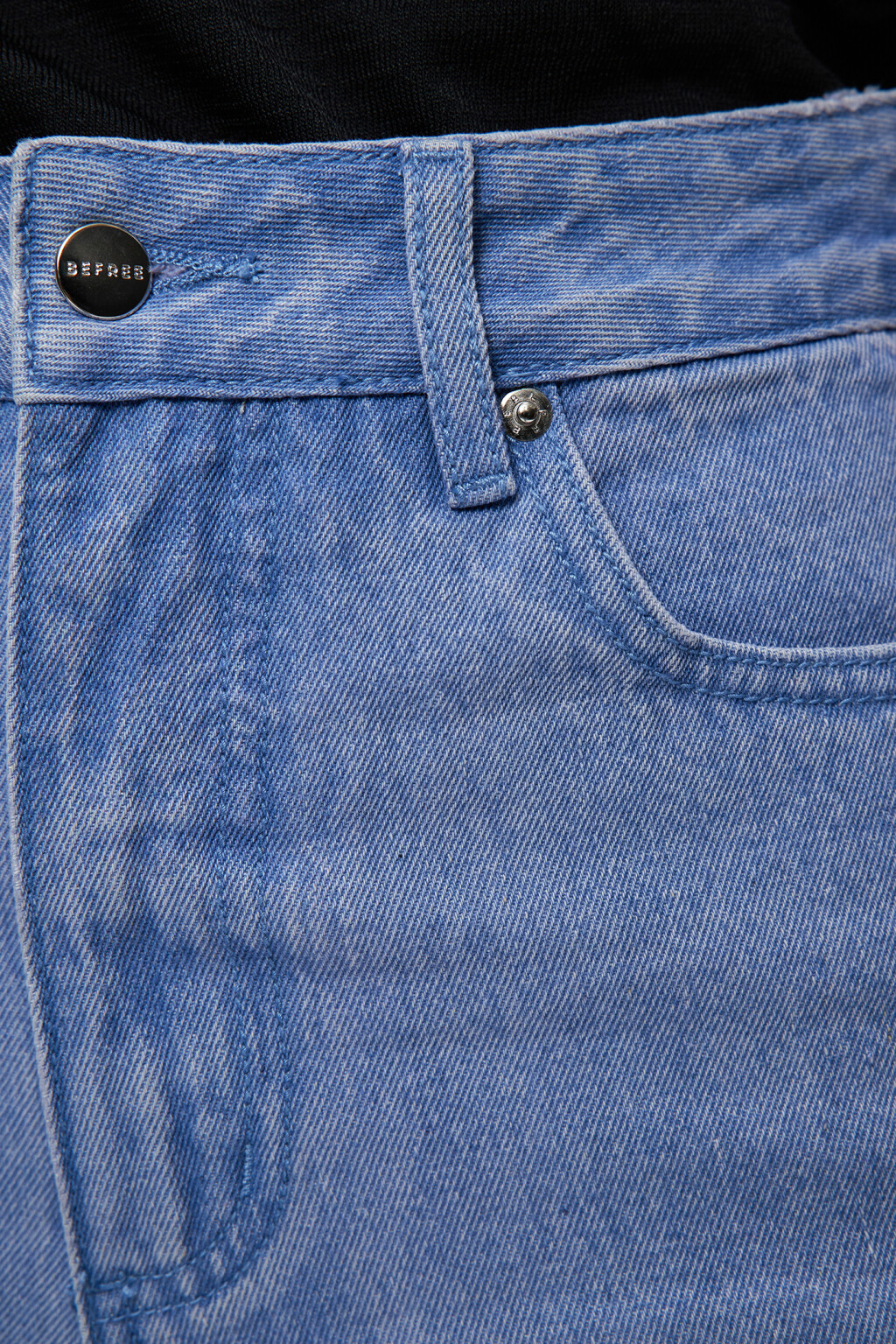 Джинсы MOM классические с высокой посадкой - цвет голубой - 5