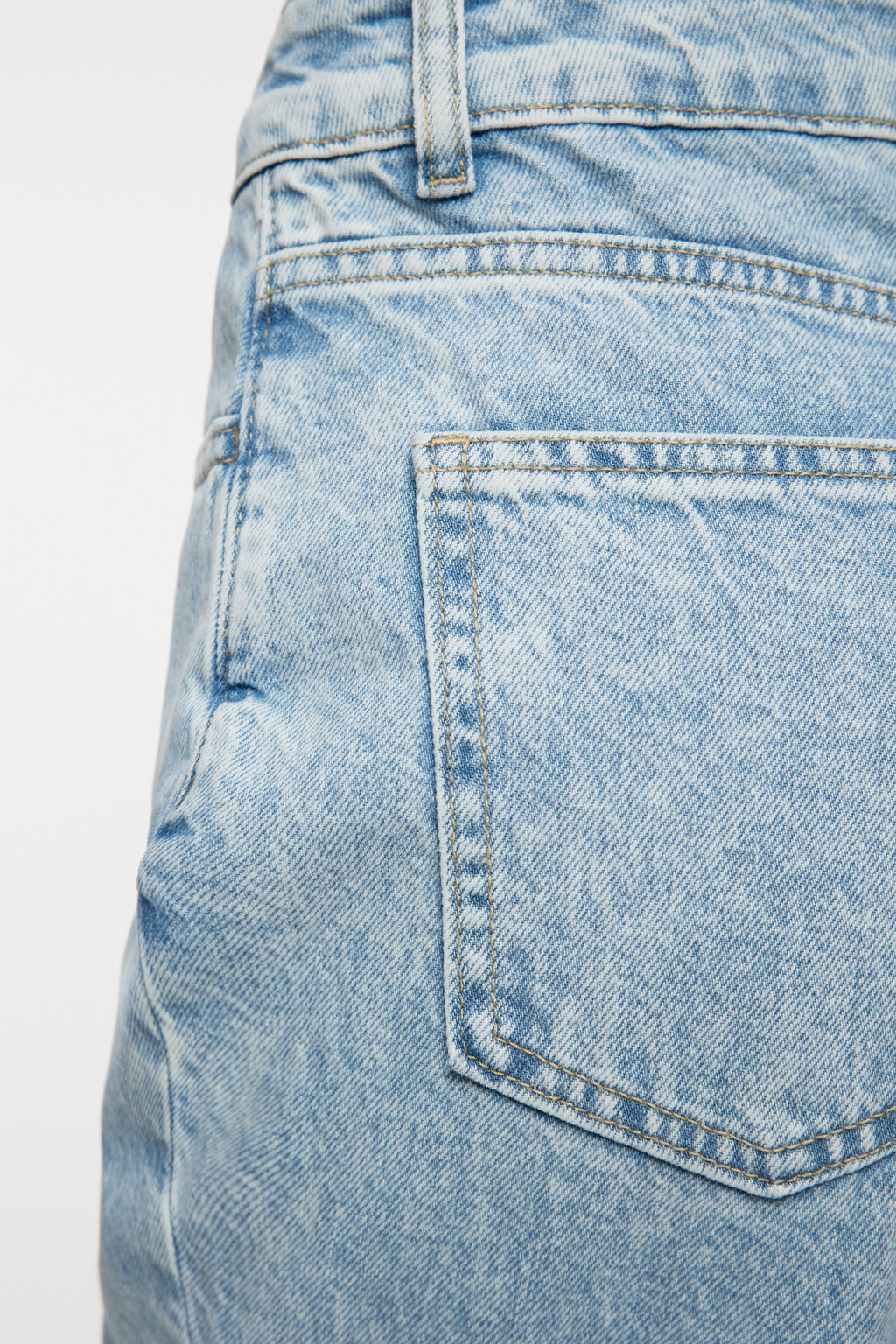 Джинсы mom-fit классические с высокой посадкой - цвет голубой - 6