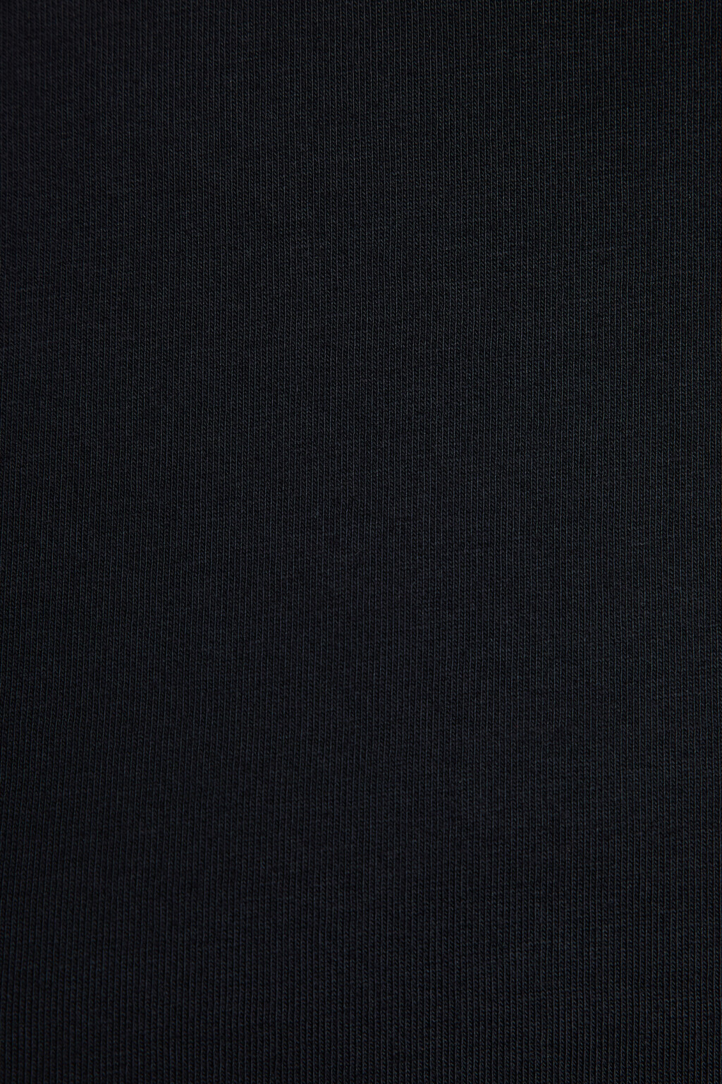 Футболка хлопковая прямая базовая - цвет черный - 5